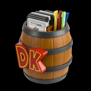Donkey Kong Barrel Game Card Storage