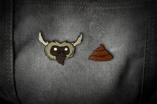 Beefalo & Poop Pin Set