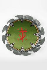 Shield Saw Plush Pillow