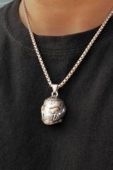 Slayer Helmet Pendant Necklace (Dark Ages)