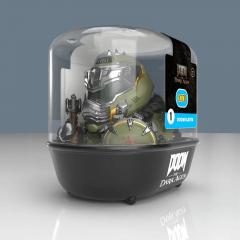 Tubbz DOOM Slayer Cosplaying Duck (dark ages)
