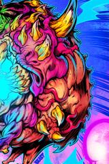 Cacodemon Lithograph (open edition)