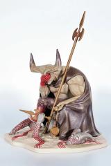 Iron Bull: Wheel of Fortune Tarot Statue #1