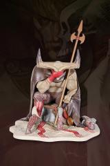 Iron Bull: Wheel of Fortune Tarot Statue #1