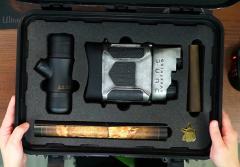 Nightvision Binoculars, Espresso Maker, Spice Pouch, Mask, Pin & Artwork