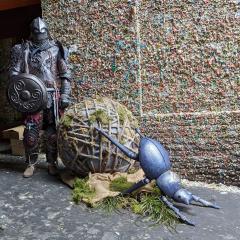 Teardrop Scarab Statue