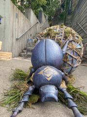 Teardrop Scarab Statue