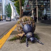 Teardrop Scarab Statue