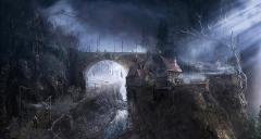 Village Of The Albinaurics (Art Print)