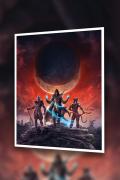 Dark Moons Lithograph