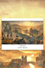 Gold Road Lithograph