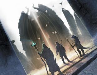 Meridia's Temple (Art Print)