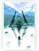 Skyrim Screenprint by Aled Lewis (Limited Edition)