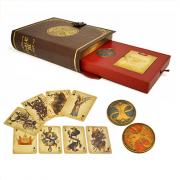 Hardbound Book Replica, Coin & Cards