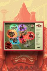 Nuka World Map Light-Up Shadowbox