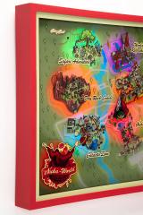 Nuka World Map Light-Up Shadowbox