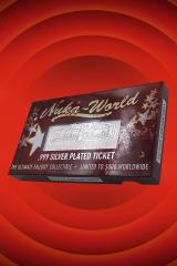 Nuka World Silver Plated Ticket