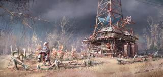 Power Tower Farm (Art Print)