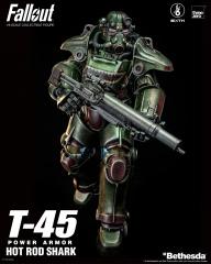 T-45 Power Armor Hot Rod Shark (re-release w/ figure & assault rifle)