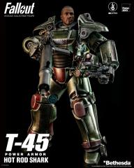 T-45 Power Armor Hot Rod Shark (re-release w/ figure & assault rifle)