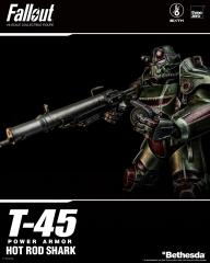 T-45 Power Armor Hot Rod Shark (re-release w/ figure & assault rifle)