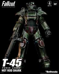 T-45 Power Armor Hot Rod Shark (re-release w/ figure & assault rifle)