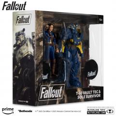 T-60 Vault Tec & Sole Survivor 7" Figure 2-Pack