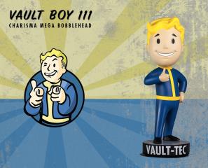 Vault Boy 111 Mega Bobblehead (Charisma 15")