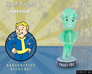 Vault Boy 111 Bobblehead (Radioactive Ricochet 5")