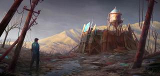 Water Tower (Art Print)