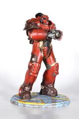 X-01 Hot Rod Flames Power Armor Variant 8" Statue