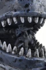 Dinky the T-Rex 9" Statue (nighttime)