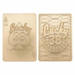 Lucky 38 Imitation Gold Casino Set