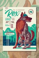 Rex Lithograph (Tom Whalen variant)