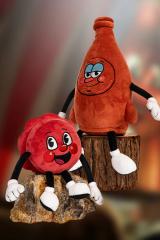 Bottle & Cappy Plush Set