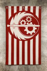 Brotherhood of Steel Canvas Banner