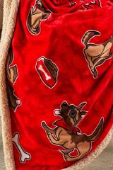 Dogmeat Toss Throw Blanket