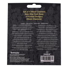 Fallout Metal Drink Coasters (4 Pack)