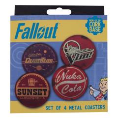 Fallout Metal Drink Coasters (4 Pack)