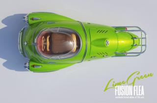 Lime Green Fusion Flea 1:18 Scale Diecast Replica (exclusive)