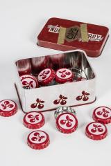 Nuka Cherry Bottle Caps w/ Tin