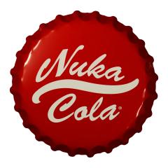 Nuka-Cola Bottle Cap Tin Sign