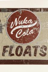 Nuka Cola Floats Metal Sign