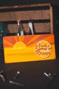 Nuka Orange Tin Sign