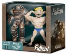Raider & Vault Boy Strong 3" Mini Statue Set (Build-a-Figure)