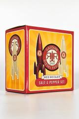 Red Rocket Salt & Pepper Shaker Set
