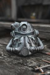 T-51 Power Armor Helmet Mini Desktop Statue