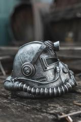 T-51 Power Armor Helmet Mini Desktop Statue