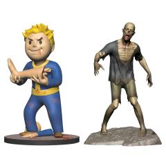 Vault Boy Cannibal & Ghoul 3" Mini Statue Set (Build-a-Figure)
