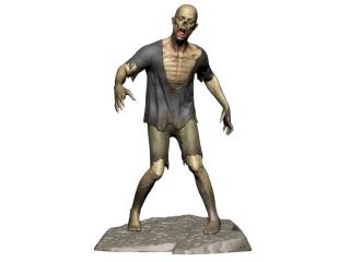 Vault Boy Cannibal & Ghoul 3" Mini Statue Set (Build-a-Figure)